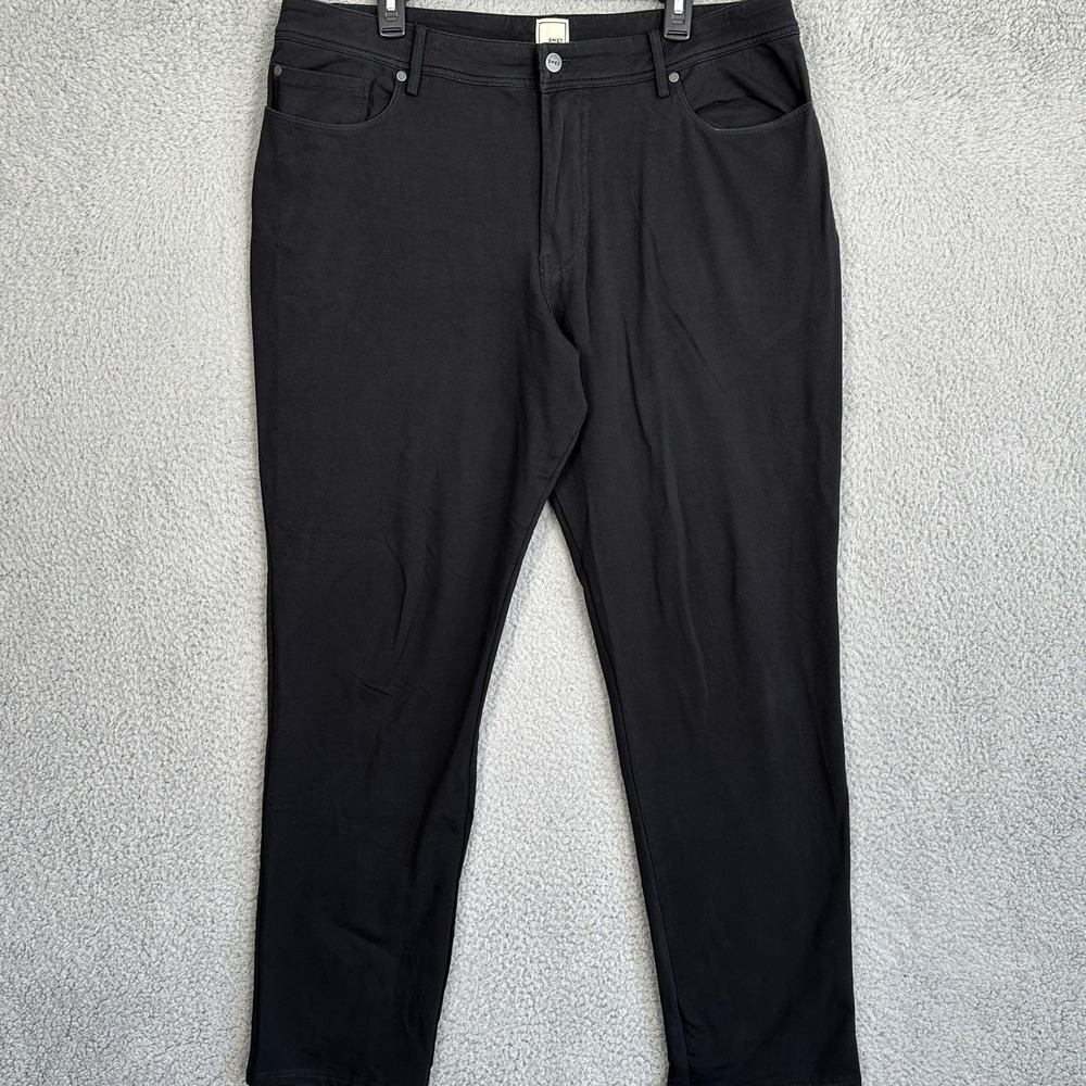 Swet Tailor Pants Men 38X32 Black Performance Hiking Tech Stretch Golf Adventure